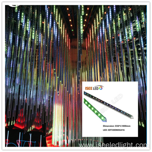 RGB 3D DMX Xmas Led Tube for Club